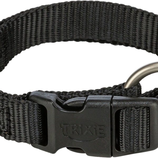 Zgarda ajustabilă Trixie pentru câini, M-L, 35-55 cm, Negru