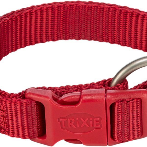 Zgarda Premium Trixie Ajustabilă pentru Câini, 35-55 cm, Roșu