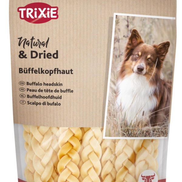 Recompense Trixie din Scalp de Bivol Uscat, 12 cm, 200 g