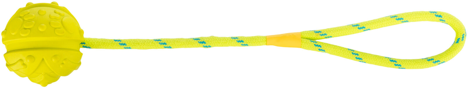 Minge din Cauciuc pentru Câini cu Sfoară - Trixie, Ø 7 cm, 35 cm Minge din Cauciuc pentru Câini cu Sfoară - Trixie, Ø 7 cm, 35 cm
