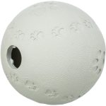 Minge pentru câini Trixie, cu recompense, cauciuc, 9 cm, gri
