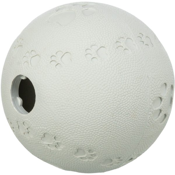 Minge pentru câini Trixie, cu recompense, cauciuc, 9 cm, gri