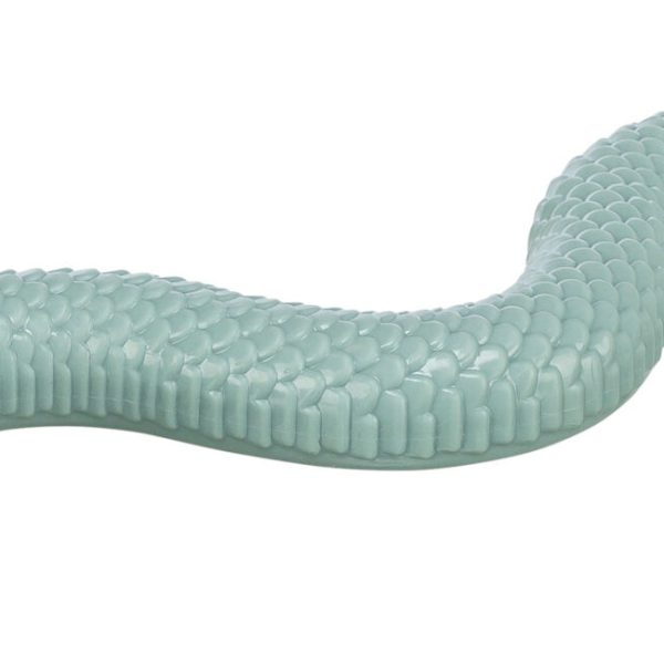 Jucărie pentru câini Trixie, șarpe cu sunet, 42 cm, verde salvie