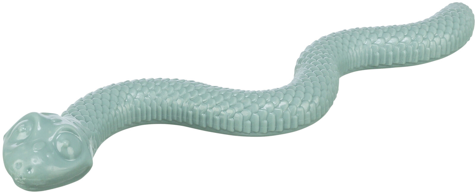 Jucărie pentru câini Trixie, șarpe cu sunet, 42 cm, verde salvie Jucărie pentru câini Trixie, șarpe cu sunet, 42 cm, verde salvie