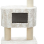 Cat Tree Nelli Trixie - Ansamblu pentru Pisici Alb/Taupe, 140 cm