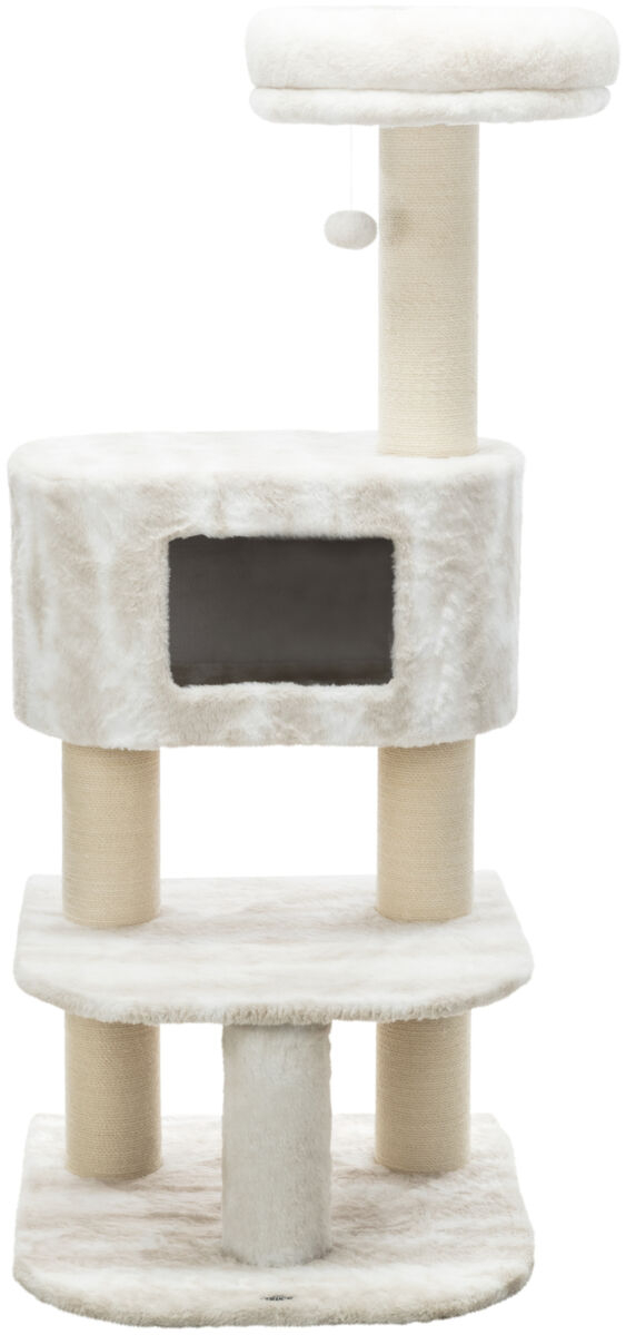 Cat Tree Nelli Trixie - Ansamblu pentru Pisici Alb/Taupe, 140 cm Cat Tree Nelli Trixie - Ansamblu pentru Pisici Alb/Taupe, 140 cm