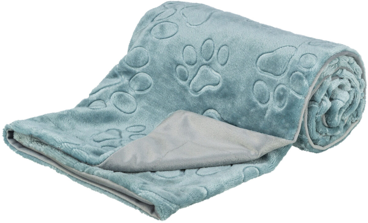 Patura Barry Trixie, 150x100cm, Albastru/Gri - Confort pentru caini