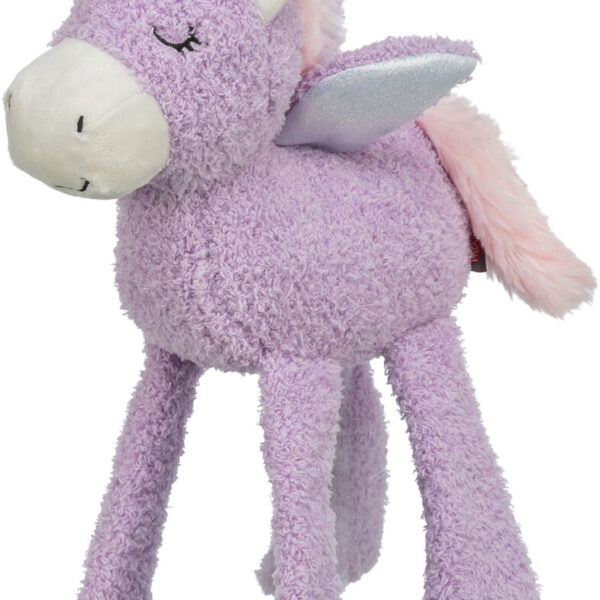 Jucărie pentru câini Trixie - Unicorn din plus, 33 cm, cu sunet