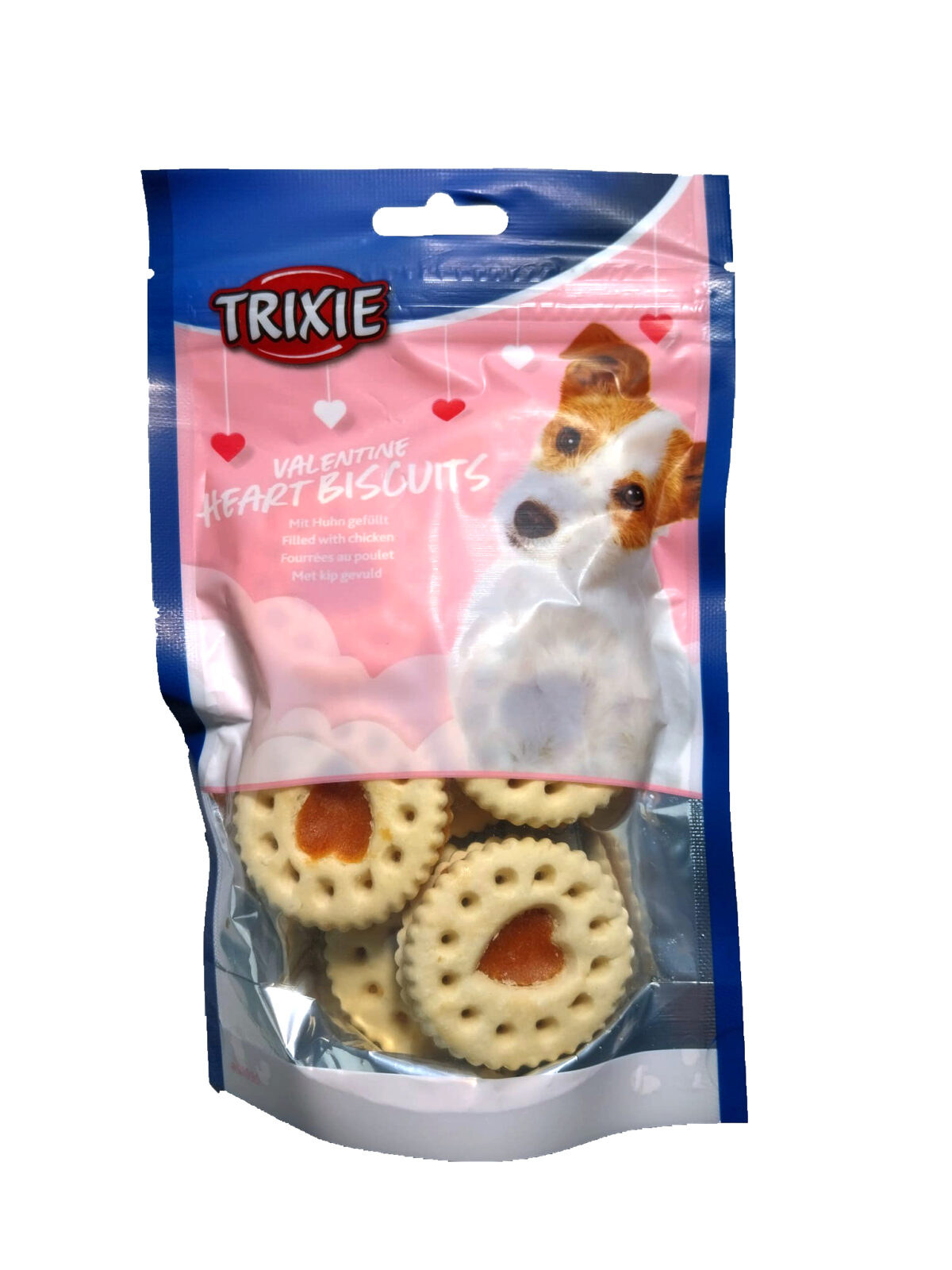 Biscuiți Valentine's cu Pui Trixie - Recompense pentru Câini 100g