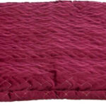 Saltea Natalya Trixie 90x60 cm Bordo, Catifelată și Antiderapantă