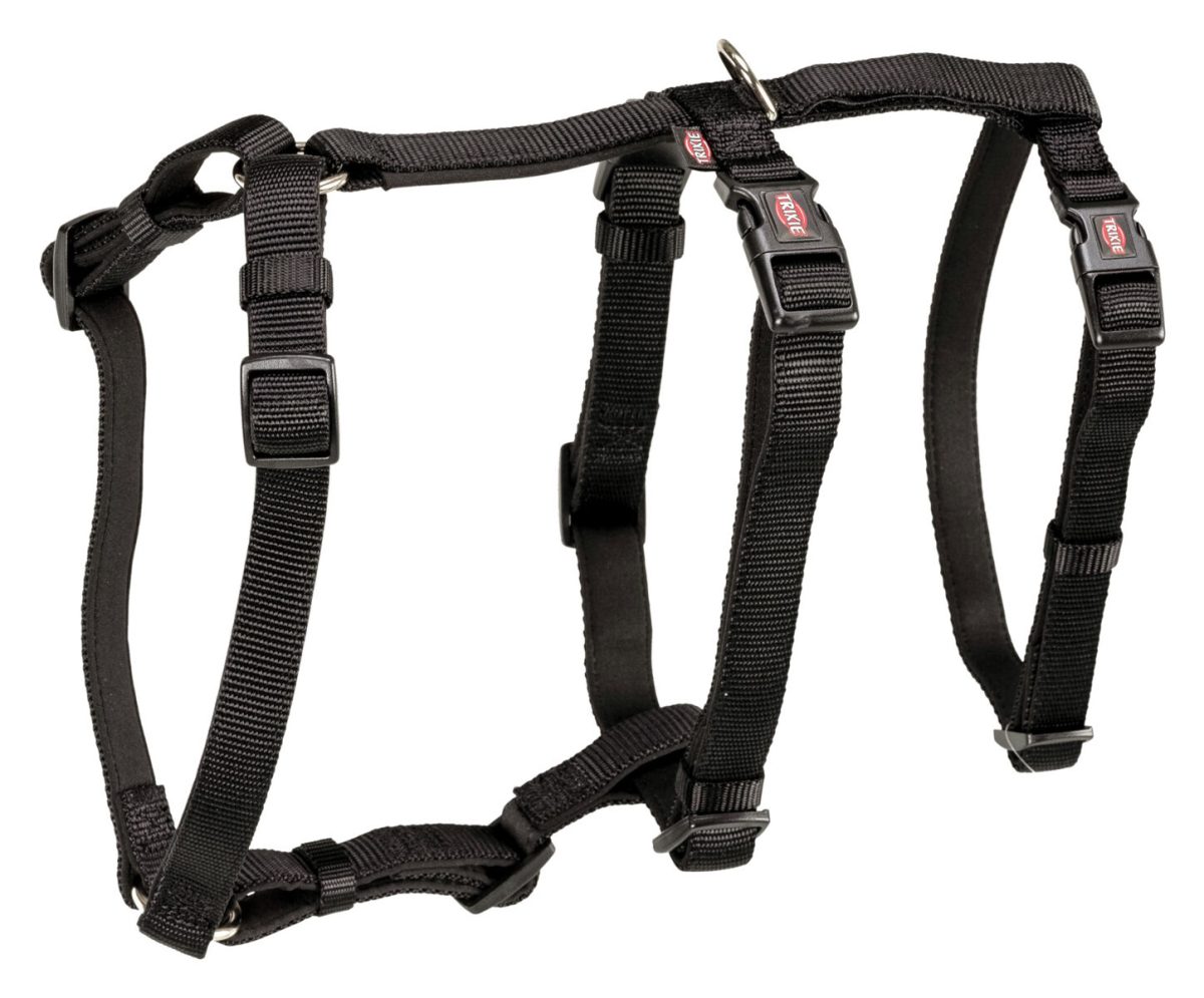 Ham Trixie pentru câini, sistem de prindere 3 puncte, 50-75 cm, negru