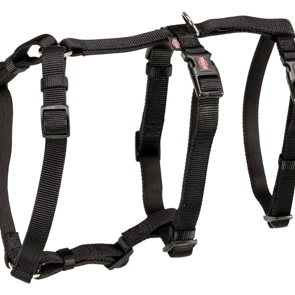 Ham Trixie pentru câini, sistem de prindere 3 puncte, 50-75 cm, negru