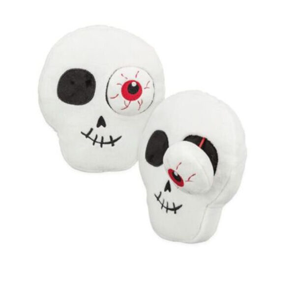Jucărie Craniu Plush Alb Trixie, 19 cm din Poliester