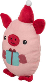 Jucărie Plush Purcel de Crăciun Trixie, 19 cm, pentru câini - imagine 2