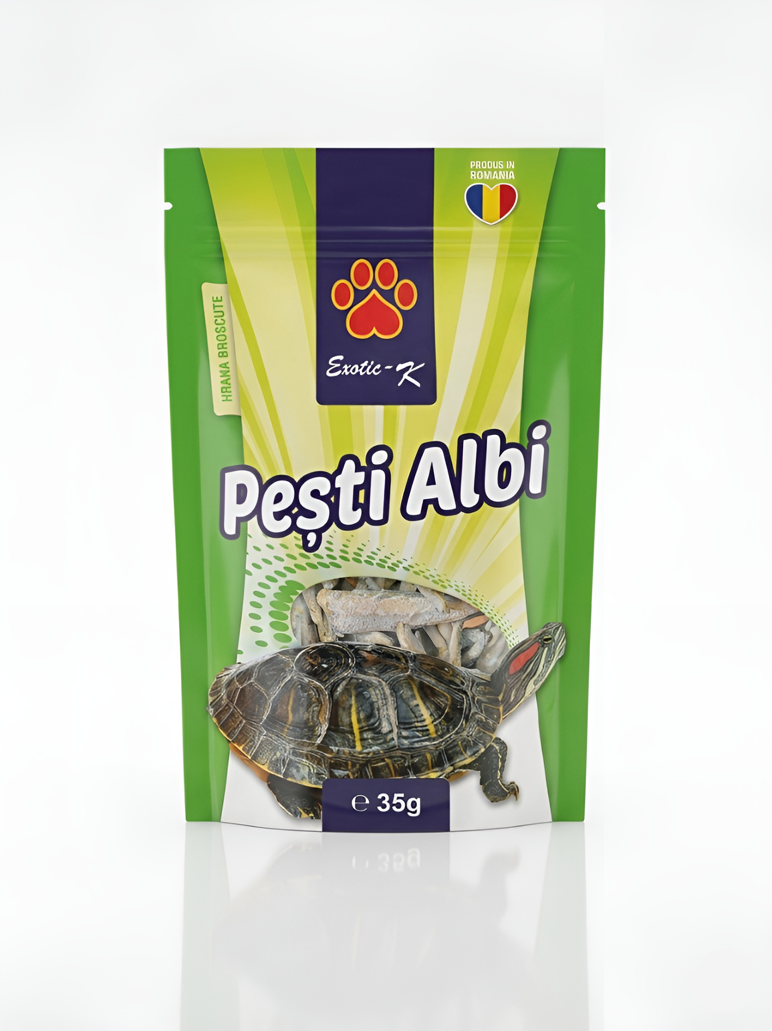 Exotic-K Pești Albi pentru Pisici și Broscuțe 35g Exotic-K Pești Albi pentru Pisici și Broscuțe 35g