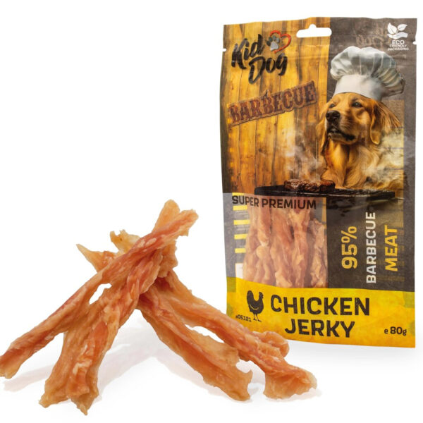 Recompense KidDog Super Premium din Piept de Pui Barbecue, 80 g