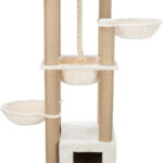 Cat Tree XXL Trixie Elia pentru Pisici Mari, 58x58x172 cm, Crem