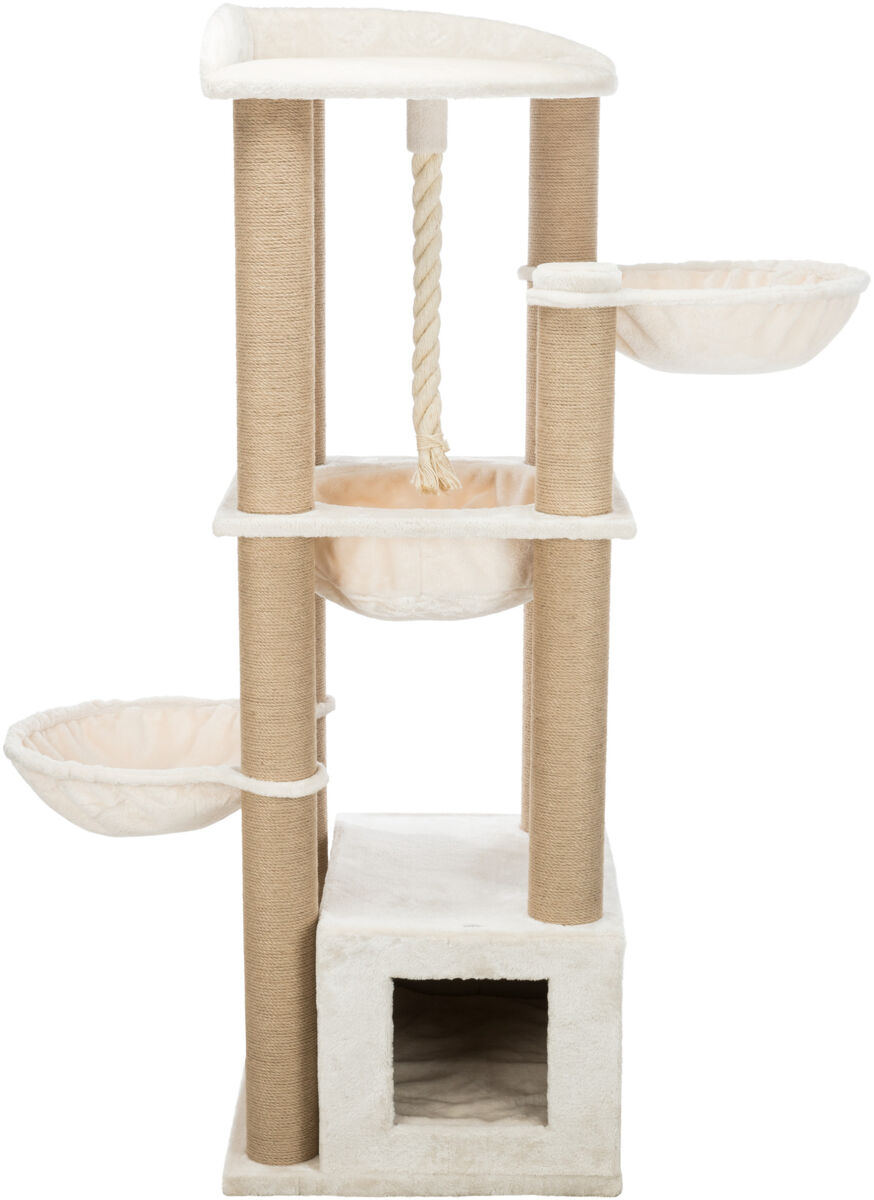 Cat Tree XXL Trixie Elia pentru Pisici Mari, 58x58x172 cm, Crem Cat Tree XXL Trixie Elia pentru Pisici Mari, 58x58x172 cm, Crem