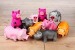 Jucărie din Latex pentru Câini - Porc cu Țepi și Sunet, 10 cm Trixie - imagine 2