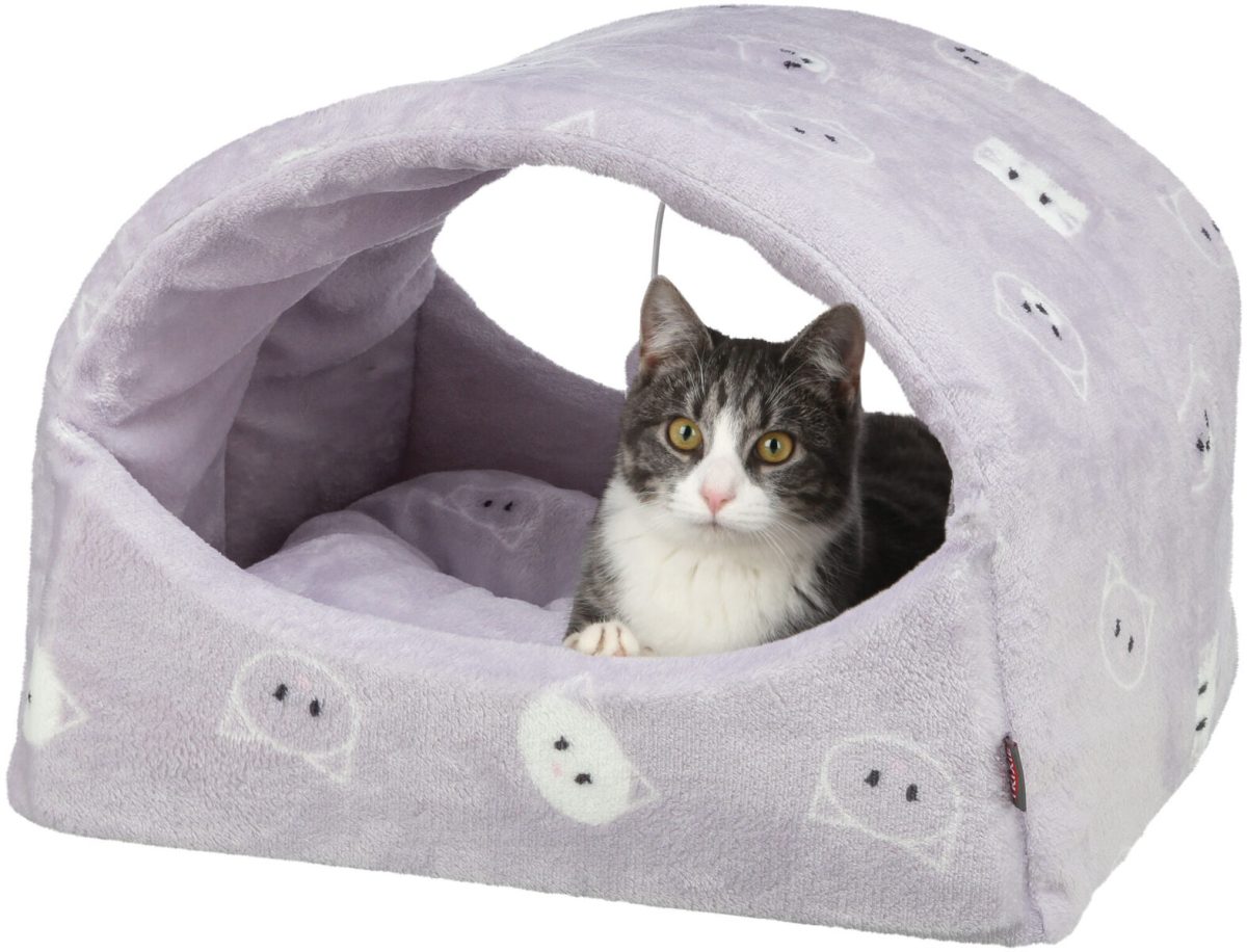 Culcus pentru Pisici Trixie Mimi, 42x35x35 cm, Lila - Confort și Stil - imagine 2