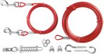 Cablu Trixie cu Arc și Scripete, 15 m, 45 kg - imagine 2