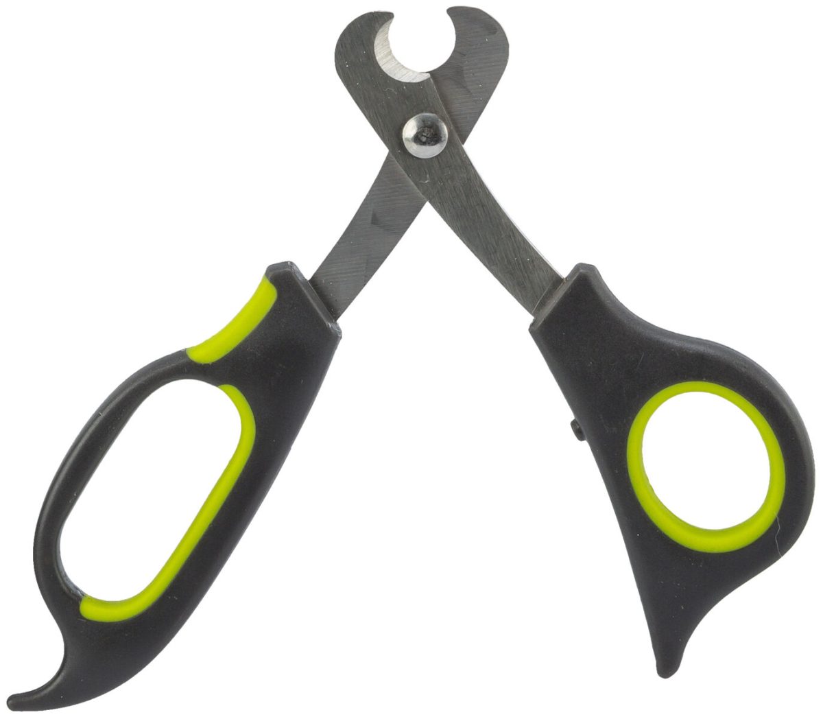 Foarfeca Trixie pentru Gheare din Oțel Inoxidabil, 13 cm, Gri/Verde - imagine 2
