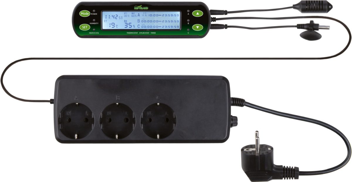 Termostat Higrostat Digital Trixie cu 3 Circuite și Temporizator 76125 - imagine 2