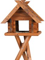 Hranitor Exterior pentru Pasari Trixie, Cabana Maro cu Suport 1.40 m - imagine 2