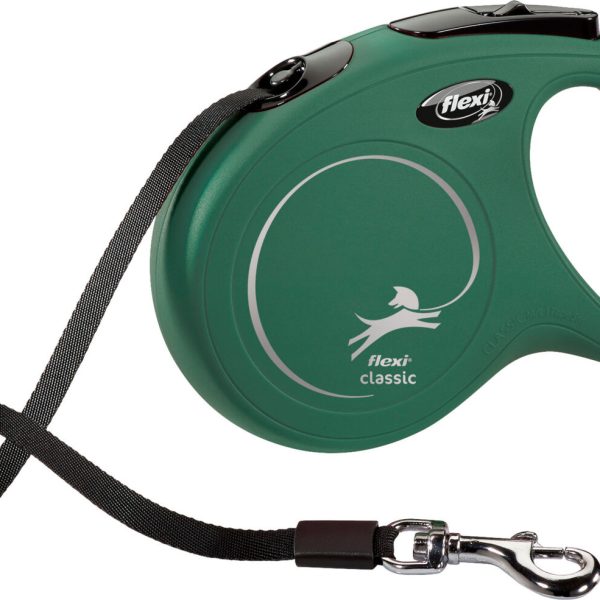 Lesa retractabilă Flexi Classic, 5 m, pentru câini până la 15 kg