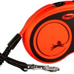 Lesa retractabilă Flexi Xtreme XS, 3m, Negru/Portocaliu pentru câini