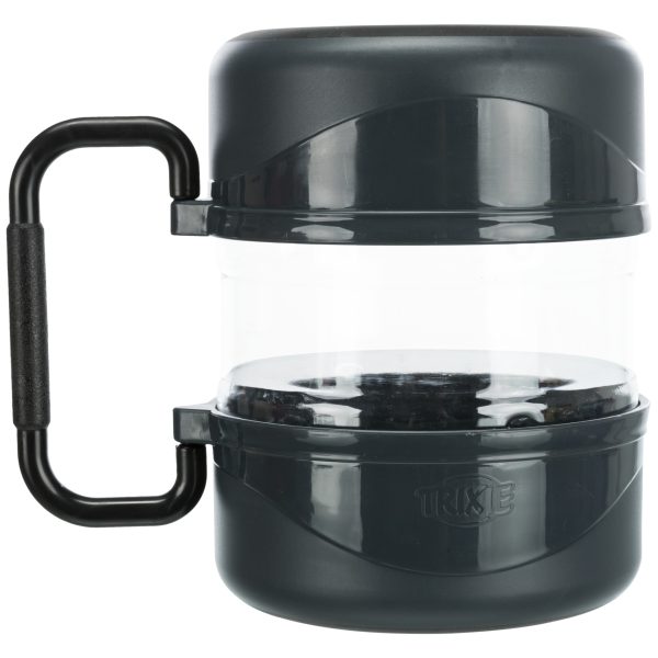 Set De Calatorie, Recipient Apa/Hrana, Plastic, 2 l/2x0.75 l, Gri, 2491