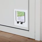 Ușa Electromagnetică pentru Pisici Trixie, 4-Way, Alb, 21x24 cm - imagine 2