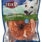 Recompensă pentru câini Trixie Denta Fun Inel cu Pui 110g