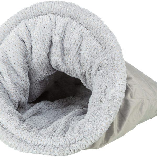 Culcus Trixie Livia Soft pentru pisici, 40x60 cm, Gri, confortabil