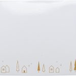 Covoraș pentru câini Xmas, plastic reutilizabil, 44x28 cm, bej