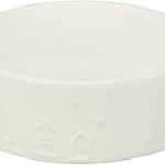 Castron Ceramic Alb Trixie Xmas, 0.8L - Ideal pentru Câini