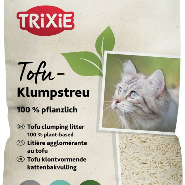 Așternut Tofu Trixie 2.5 kg - Igienă ecologică pentru litieră