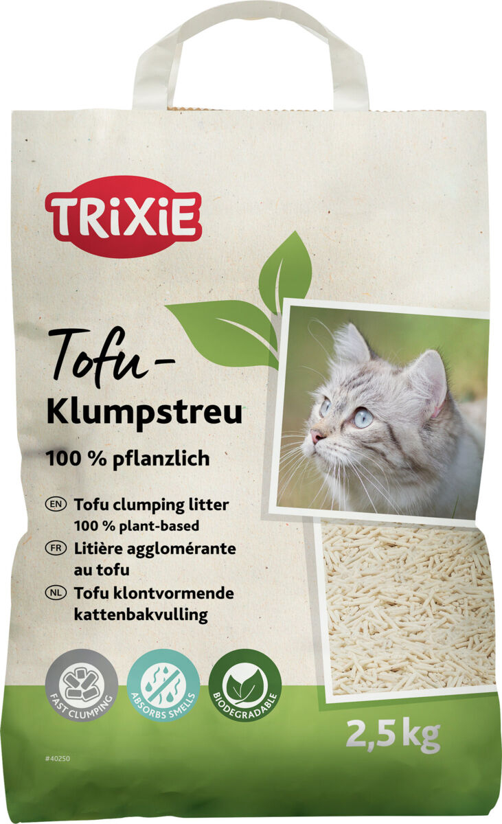 Așternut Tofu Trixie 2.5 kg - Igienă ecologică pentru litieră Așternut Tofu Trixie 2.5 kg - Igienă ecologică pentru litieră