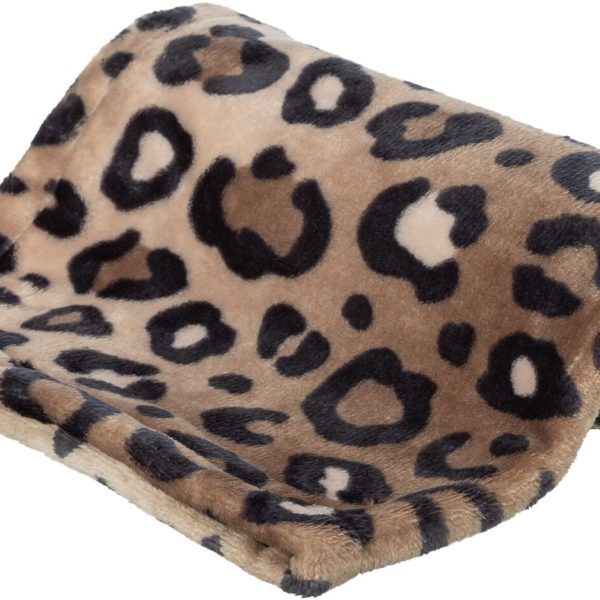 Patura Plush Leo pentru animale, 100x70 cm, Maro - Trixie