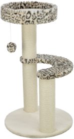 Cat Tree Leo Trixie pentru Pisici, 82 cm, Crem, Stalp Zgariat