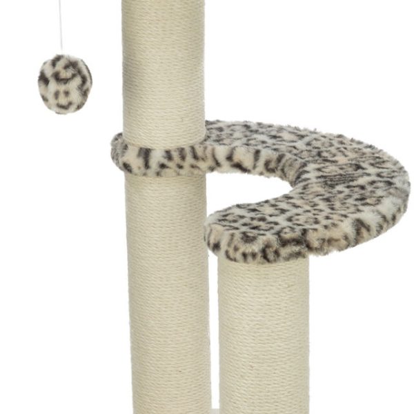 Cat Tree Leo Trixie pentru Pisici, 82 cm, Crem, Stalp Zgariat