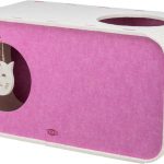 Casuta Trixie Merle pentru pisici - refugiu din pasla, 58 x 29 x 27 cm