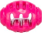 Jucărie pentru câini Trixie, minge rugby TPR roz, 8.5 cm