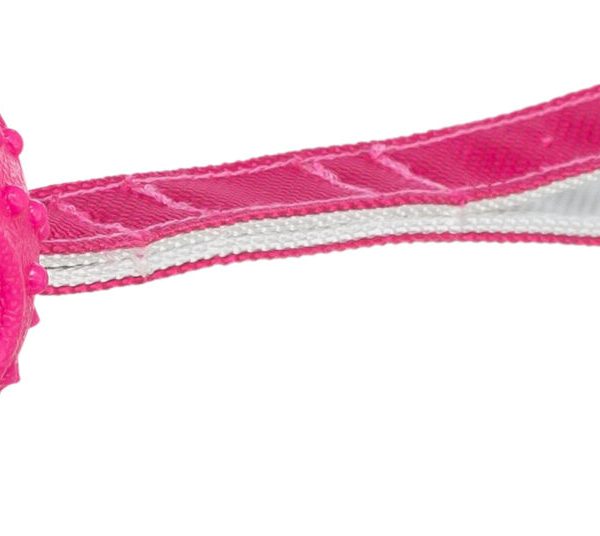 Minge Interactivă cu Frânghie pentru Câini, TPR, 27 cm, Roz - Trixie