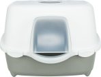 Litieră acoperită Trixie Davio Top cu capac, 56x39 cm, Salvie/Alb
