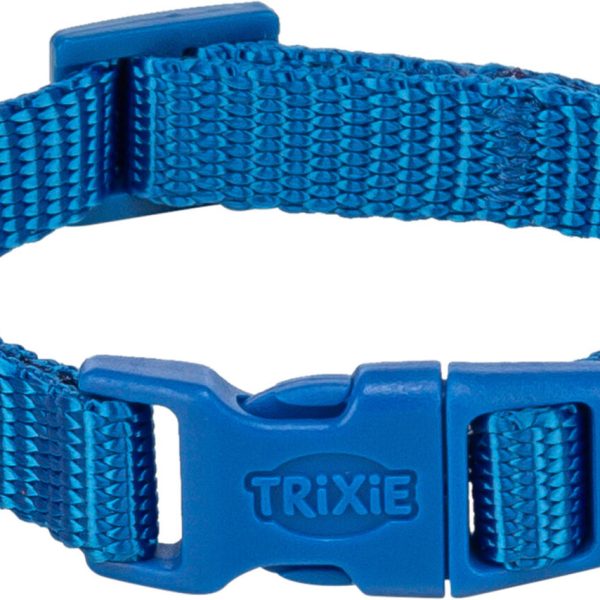 Zgarda ajustabilă Trixie pentru câini, 15-25 cm, Albastru Royal