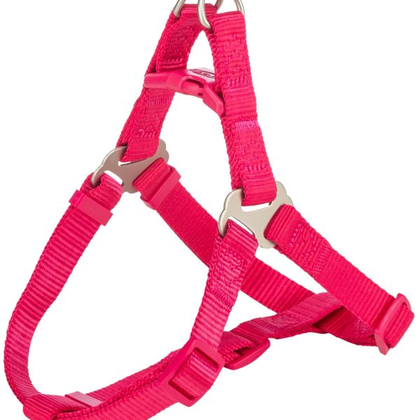 Ham ajustabil Trixie One Touch pentru câini, M: 50-65 cm, Fucsia