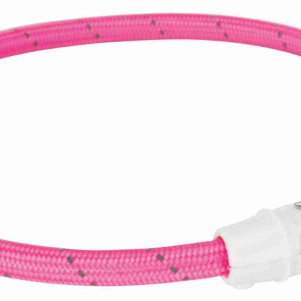 Zgarda LED Pink Trixie, M-L 45 cm