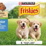 Hrana Umedă Friskies Junior pentru Câini cu Pui și Morcovi, 4x85g