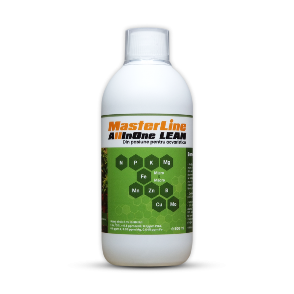 Fertilizant MasterLine All in One Lean pentru plante acvatice (500ml)